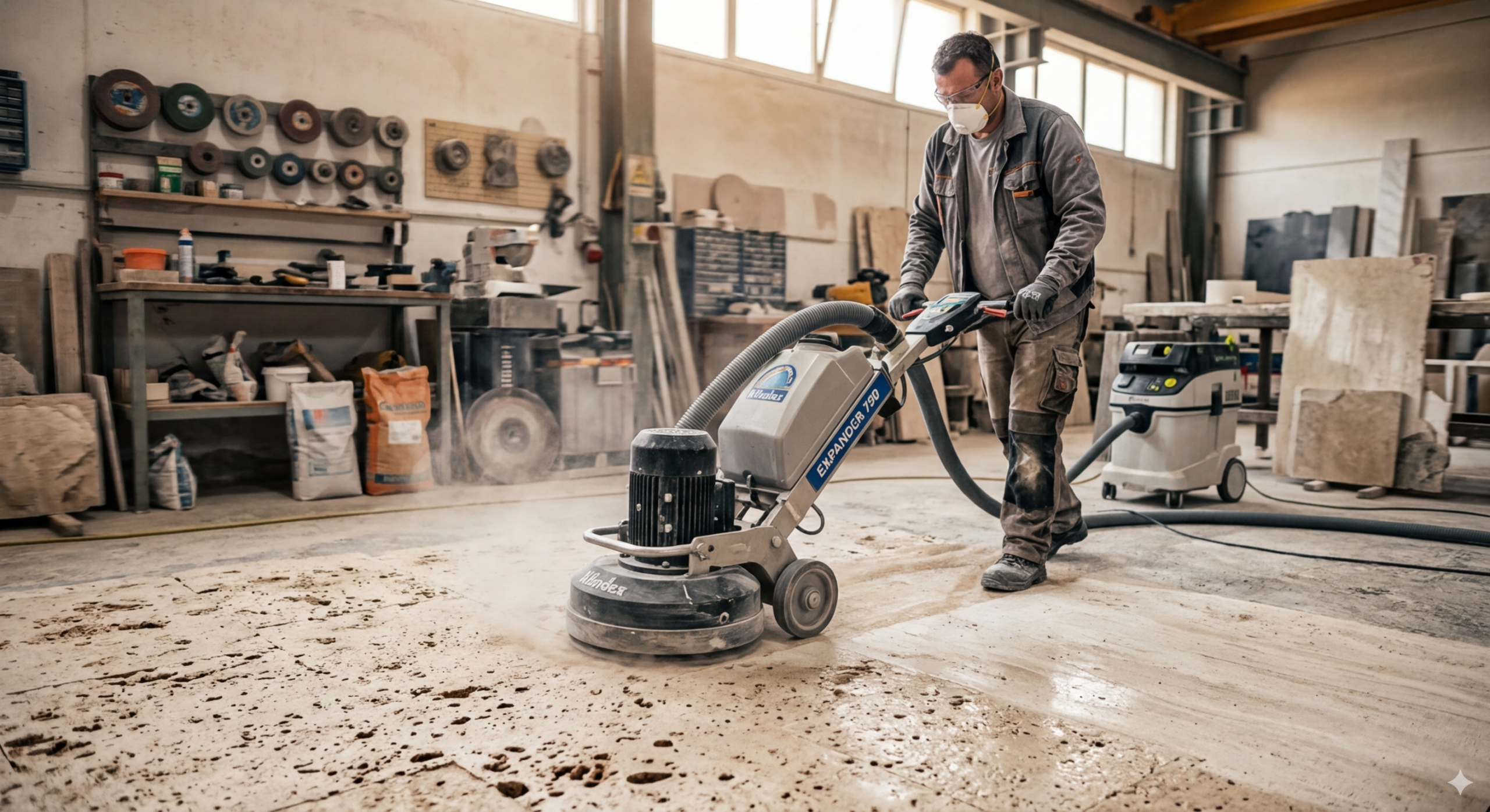 Traverten Silim ve Cilalama Uygulaması